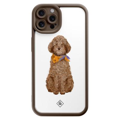 iPhone 12 Pro bruine case - Labradoodle iPhone 12 Pro bruine case - Labradoodle