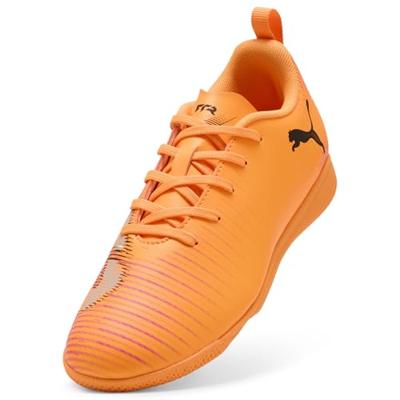 PUMA Future 8 Play Zaalvoetbalschoenen (IN) Kids Oranje Roze Zwart