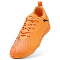 PUMA Future 8 Play Zaalvoetbalschoenen (IN) Kids Oranje Roze Zwart - thumbnail