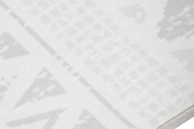 Tapijt DKD Home Decor Grijs Wit Ikat (120 x 180 x 0,4 cm)