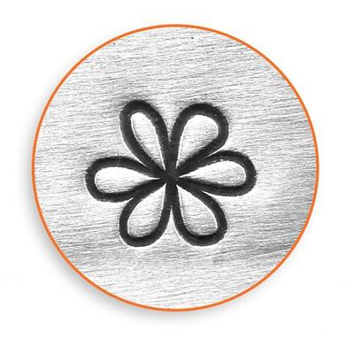 ImpressArt Embossing stempel, bloem, l: 65 mm, afm 6 mm, 1 stuk