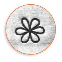 ImpressArt Embossing stempel, bloem, l: 65 mm, afm 6 mm, 1 stuk - thumbnail