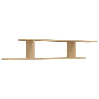 Tv-wandschap 125x18x23 cm bewerkt hout sonoma eikenkleurig Tv-wandschap 125x18x23 cm bewerkt hout sonoma eikenkleurig