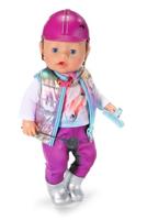 BABY born paardrijd-outfit kledingset - 43 cm - thumbnail