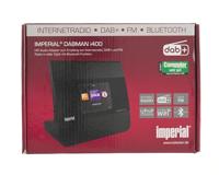 Imperial DABMAN i400 Internetradio-adapter DAB+, VHF (FM), Internet Bluetooth, DLNA, WiFi, Internetradio Geschikt voor DLNA, Multiroom ondersteuning Zwart - thumbnail