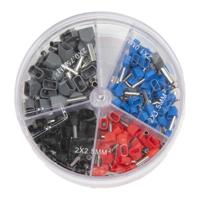 Assortiment met Geïsoleerde twin Adereindhulzen 200 stuks DHZ - thumbnail