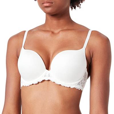 Super Push Up BH - Claire - Maximizer push up bh met beugel - T-shirt bh met kanten rand