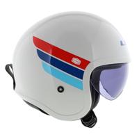 LS2 jet helm "of599 ii spitfire retro" helmet of599 spitf.ii retro s white/red/blue - thumbnail