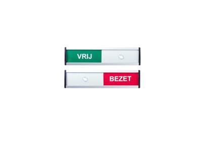 Infobord vrij bezet 125x30mm