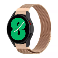 Samsung Galaxy watch 7 / Galaxy Watch FE - 40mm & 44mm - Milanese bandje (ronde connector) - Champagne goud