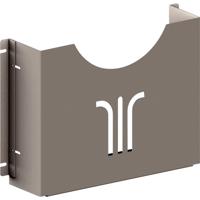 Elmeko ST-A4-U Schakelschema houder Plaatstaal Lichtgrijs (l x b x h) 87 x 330 x 257 mm 1 stuk(s) - thumbnail