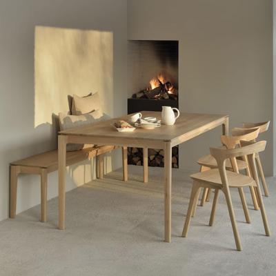 Ethnicraft Eettafel 'Bok' Geolied Eikenhout, 140 x 80cm