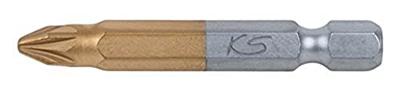 KS Tools 911.3642 9113642 Kruis-bit PZ 1 Speciaal staal Titanium gecoat C 6.3 5 stuk(s)