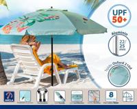 Parasol Blauw 180 cm - thumbnail