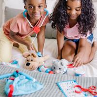 Melissa & Doug dierenarts speelset inclusief opbergtas 24-delig - thumbnail
