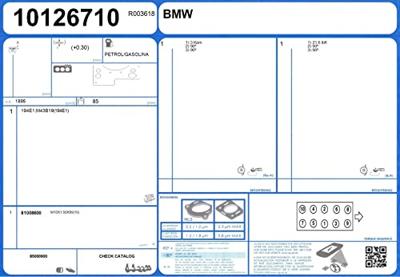 Pakkingsset, cilinderkop 52169800
