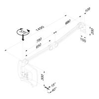 Neomounts FPMA-HAW200 Monitor-wandbeugel Aantal monteerbare displays: 1 Display(s) 25,4 cm (10) - 68,6 cm (27) Wit Kantelbaar, Zwenkbaar - thumbnail