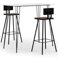 3-delige Barset wit - thumbnail
