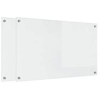 VidaXL Keuken achterwand 2 pcs doorzichtig 100 x 60 cm gehard glas - thumbnail