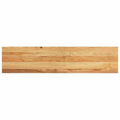 VidaXL Traptreden 4 st 110x25x2 cm massief eikenhout lichtbruin
