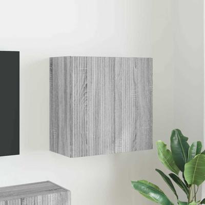 TV-wandkast Grijs Sonoma 59,5 x 31 x 60 cm Bewerkt hout