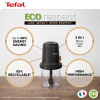 Tefal MQ80E8 Eco Respect Hakmolen 500W Zwart - thumbnail