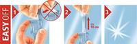 tesa POWERSTRIPS® Zelfklevende haak Small Transparant Inhoud: 5 stuk(s) - thumbnail