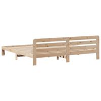 Bedframe zonder matras massief grenenhout 180x200 cm - thumbnail