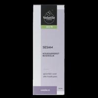 Sesam koudgeperst basisolie bio glazen fles 100 Milliliter - thumbnail