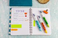 Bic Colours Velours 4-kleurenbalpen, medium, klassieke inktkleuren, doos van 12 stuks - thumbnail