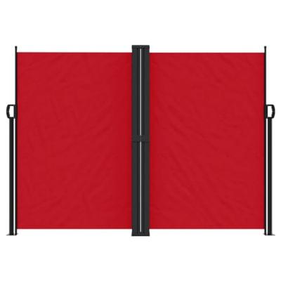 Windscherm uittrekbaar 180x600 cm rood