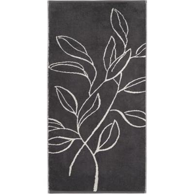 Cawö Cawo Atelier Floral Douchelaken 70/140 basalt