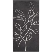 Cawö Cawo Atelier Floral Douchelaken 70/140 basalt - thumbnail