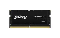 Kingston Impact Black XMP Werkgeheugenmodule voor PC DDR5 16 GB 1 x 16 GB 6400 MHz 262-pins SO-DIMM KF564S38IB-16 - thumbnail