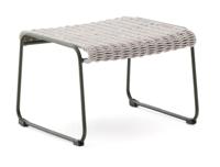 Kave Home Outdoor Hocker 'Maurina' Touw en staal, kleur Grijs - thumbnail