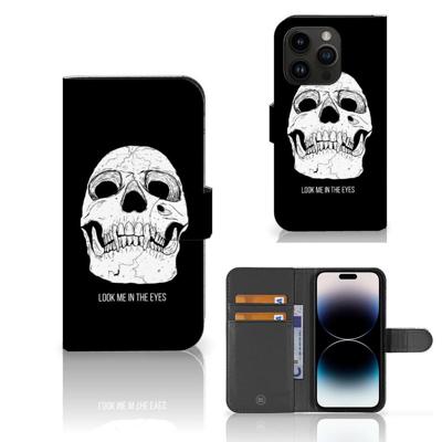Telefoonhoesje met Naam iPhone 15 Pro Skull Eyes Telefoonhoesje met Naam iPhone 15 Pro Skull Eyes