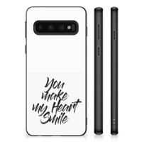 Samsung Galaxy S10 Hoesje met Quotes Heart Smile - thumbnail