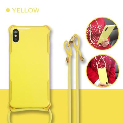 Kleurrijke Candy schokbestendig huisdier terug cover + TPU frame telefoon beschermende case met Lanyard nek riem touw (verstelbare lengte: 113CM) voor Kleurrijke Candy schokbestendig huisdier terug cover + TPU frame telefoon beschermende case met Lanyard nek riem touw (verstelbare lengte: 113CM) voor
