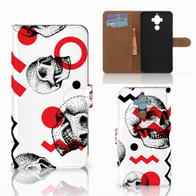 Telefoonhoesje met Naam Huawei Mate 9 Skull Red Telefoonhoesje met Naam Huawei Mate 9 Skull Red