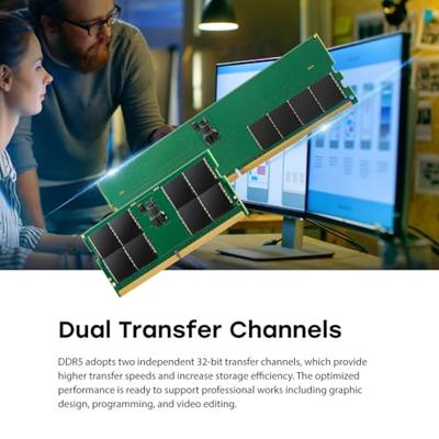 Transcend jm4800asg-8g jetram ddr5, 8gb, so-dimm, 4800 mhz, 1rx16, 1gx16, cl40, 1.1v