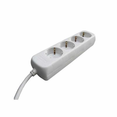 Stekkerdoos TCD 4 stopcontacten +RA 5 meter snoer 3x1.0mm² wit