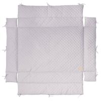 Roba boxkleed Style junior 96 x 18 cm polykatoen zilver - thumbnail