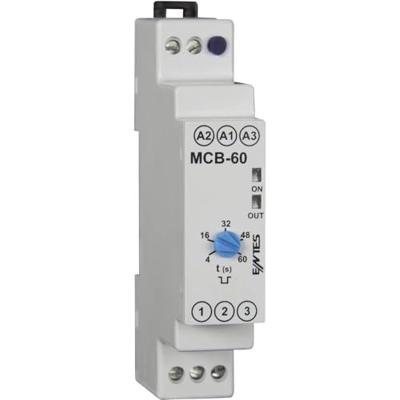ENTES MCB-60 Tijdrelais Monofunctioneel 24 V/DC, 24 V/AC, 230 V/AC 1 stuk(s) Tijdsduur: 4 - 60 s 1x wisselcontact