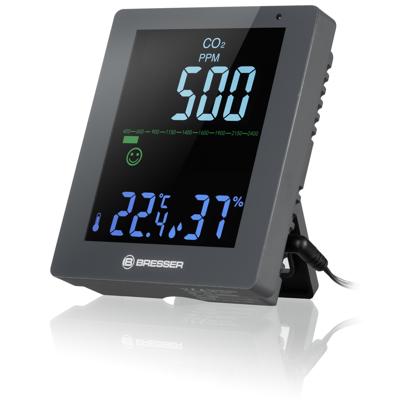 BRESSER CO² luchtkwaliteitsmonitor (grijs)