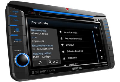 Kenwood DNX518VDABS navigatiesysteem (continent).