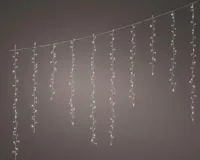 Lumineo kerstverlichting LED Compact Icicle Twinkle 256 lampjes 3,75m, soft multicolor - thumbnail