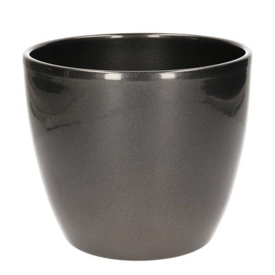 Floran bloempot boule 17,5x15 cm metallic