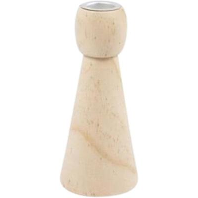 Kandelaar creativ company hout conisch 14.5cm | 10 stuks
