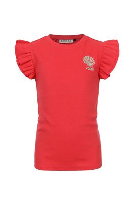 LOOXS Little Zomer t-shirt meisjes s/s rib - rood