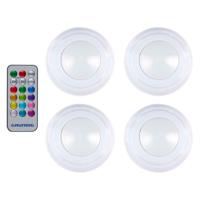 Kleurveranderende Draadloze Ledlamp, Set van 4 - thumbnail